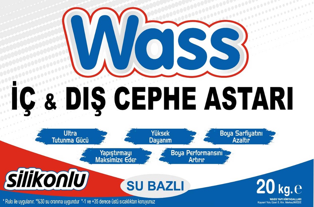 WASS İÇ &amp; DIŞ CEPHE ASTARI 1KG
